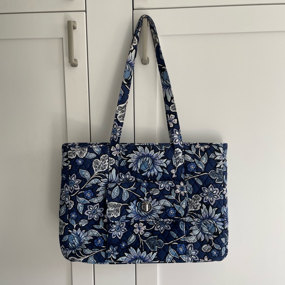 Blue Vera Bradley Tote Bag